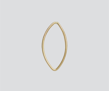 Gold Filled Link Marquise Closed 10x20mm - Pack of 1