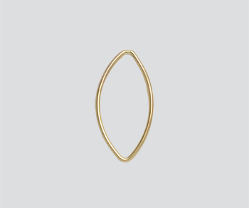 Gold Filled Link Marquise Closed 10x20mm - Pack of 1