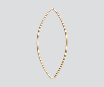 Gold Filled Link Marquise Closed 15x35mm - Pack of 1