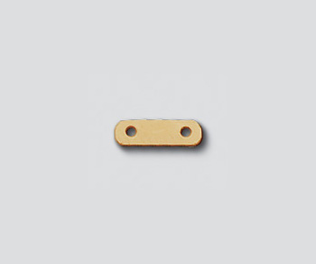 Gold Filled 5mm - 2 Hole Spacer Bar - Pack of 6