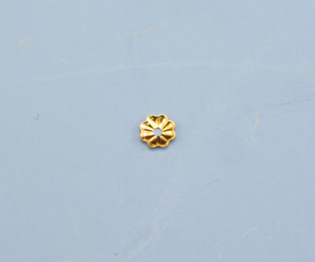 Gold Filled Flower Shaped Bead Caps 4mm - Pack of 10