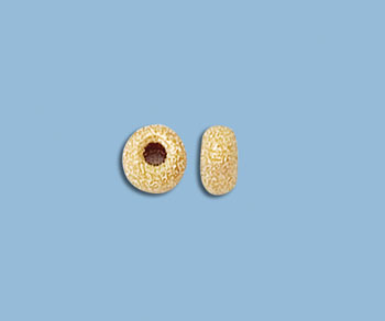 Gold Filled Stardust Roundels 6mm - Pack of 2