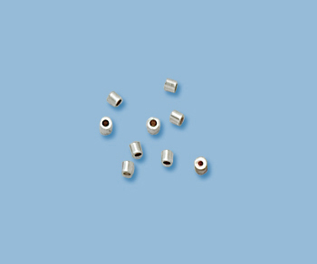 Sterling Silver Micro Crimp Bead 1x1mm - Pack of 100