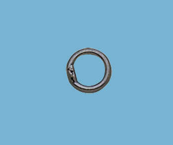 Sterling Silver Jump Ring Closed (Oxidized 21GA .027") 4mm - Pack of 10
