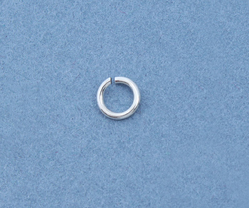Sterling Silver Jump Ring Open (.025) 22ga. (OD) 4mm (ID) 2.68mm - Pack of 10
