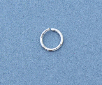 Sterling Silver Jump Ring Open (.030) 20ga. (OD) 5mm (ID) 4.06mm - Pack of 10