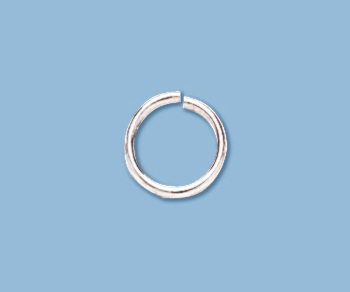 Sterling Silver Jump Ring Open (.030) 20ga. 9mm - Pack of 10