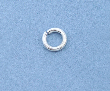 Sterling Silver Jump Ring Open (.040) 18ga. 5mm Heavy - Pack of 10