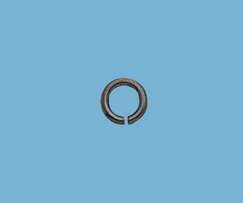 Sterling Silver Jump Ring Open (Oxidized 20ga .030")  4mm - Pack of 10