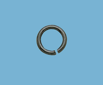 Sterling Silver Jump Ring Open (Oxidized 20ga .030") 5mm - Pack of 10