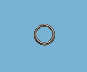 Sterling Silver Jump Ring Open (Oxidized 22ga .025")  4mm - Pack of 10