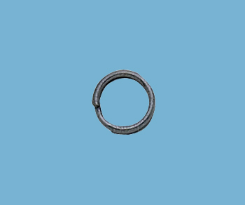 Sterling Silver Split Ring Round (Oxidized) 5mm - Pack of 10
