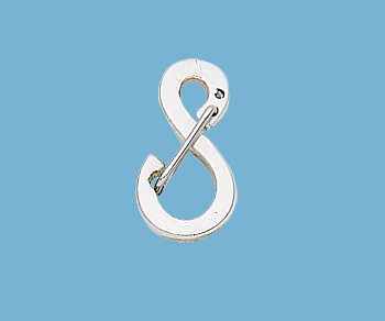 Sterling Silver Sling Clasp Figure 8 14mm - Pack of 1