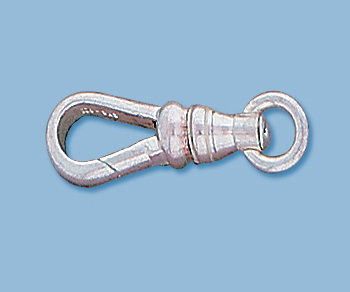 Sterling Silver Swivel Lobster 8x22mm - Pack of 1