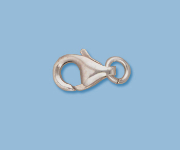 Sterling Silver Trigger Lobster w/ Ring 11mm - Pack of 2