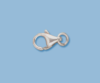 Sterling Silver Trigger Lobster w/ Ring 9mm - Pack of 2