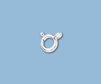 Sterling Silver Spring Ring 5mm Closed - Pack of 10