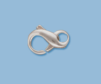 Sterling Silver Figure 8 Lobster 7x12.5mm - Pack of 1