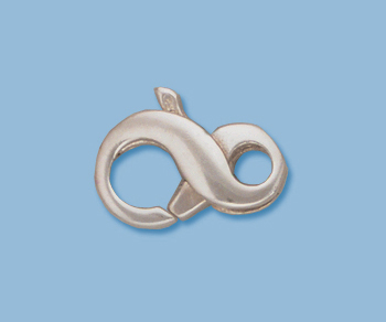 Sterling Silver Figure 8 Lobster 9x14.5mm - Pack of 1