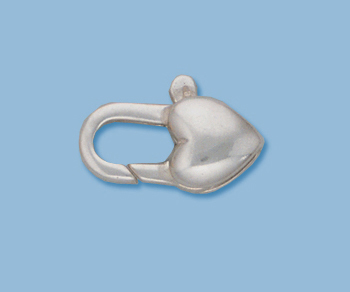 Sterling Silver Heart Lobster 8x16mm - Pack of 1