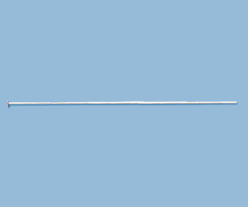 Sterling Silver Head Pin (.016) 26GA 2 inch - Pack of 10