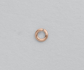 Rose Gold Filled Jump Ring Open (.030) 20ga 3.5mm - Pack of 10