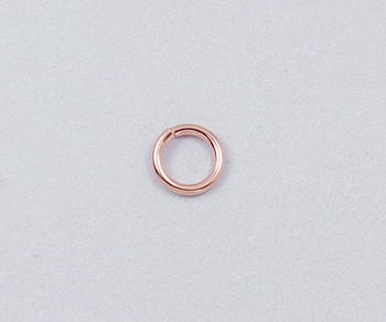 Rose Gold Filled Jump Rings Open (.025) 22ga 4mm - Pack of 20