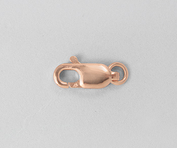 Rose Gold Filled Lobster w/Ring 10x4mm - Pack of 1