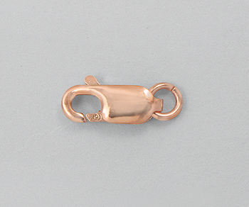 Rose Gold Filled Lobster w/Ring 11x4mm - Pack of 1