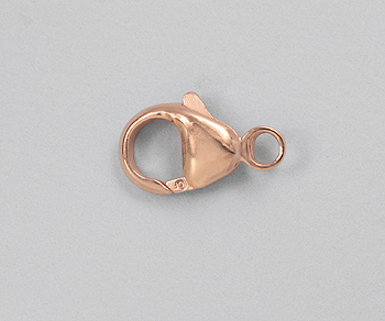 Rose Gold Filled Oval Lobster 13mm - Pack of 1