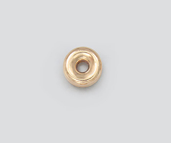 Rose Gold Filled Brite Roundel 5mm - Pack of 2