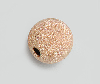Rose Gold Filled Stardust Beads 10mm - Pack of 1