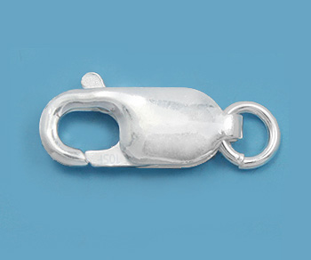 Silver Filled Lobster Clasp w/ Ring 14X5mm - Pack of 1