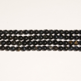 Blue Tiger Eye 8mm Round Beads - 8 Inch Strand