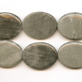 Cat's Eye 30x40mm Oval Beads - 8 Inch Strand