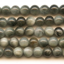 Cat's Eye 6mm Round Beads - 8 Inch Strand
