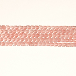 Cherry Quartz 6mm Round Beads - 8 Inch Strand