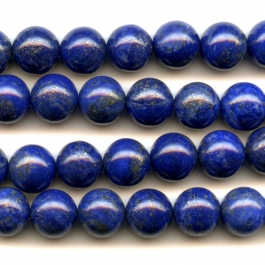 Lapis 10mm Round Beads - 8 Inch Strand