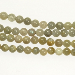 Labradorite  8mm Round Beads - 8 Inch Strand