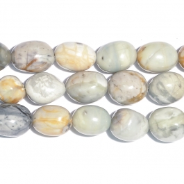 Picasso Jasper 12x16 Tumble Nugget Beads - 8 Inch Strand