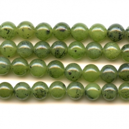 Jade 6mm Round Beads - 8 Inch Strand