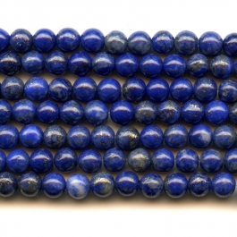 Lapis 4mm Round Beads - 8 Inch Strand