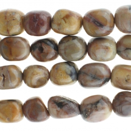 Venus Jasper 8x10mm Tumble Nugget 8 inch Strand