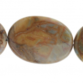 Venus Jasper 30x40mm Oval 8 inch Strand