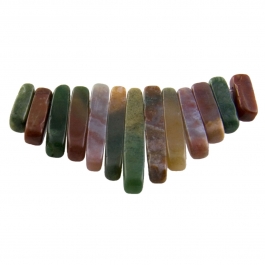 13 Piece Fancy Jasper Collar Set - Pack of 1 Set