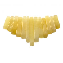 13 Piece Yellow Jade Collar Set - Pack of 1