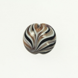 Art Nouveau Disc White, Size 22mm