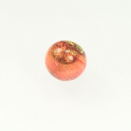 Exposed Gold Round Rubino/Yellow Gold, Size 12mm