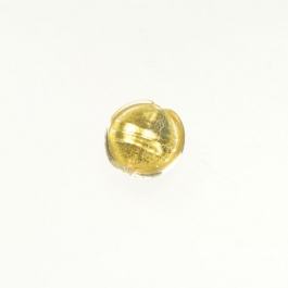 Foil Lentil Crystal/Yellow Gold, Size 14mm