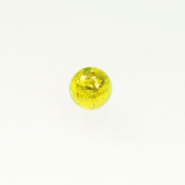 8mm Foil Round Lime/Yellow Gold, Size 8mm